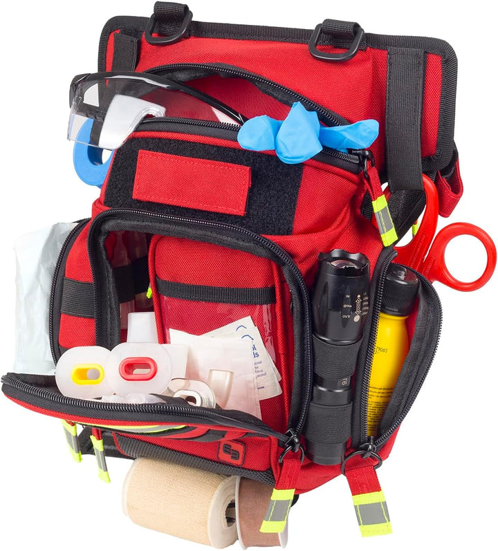 EB EMT Pouch Beintasche rot | grossvolumige Oberschenkeltasche | Platz für umfangreiche Ausrüstung |