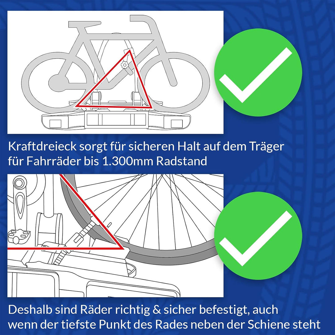 Westfalia 3er bikelander Fahrradträger für die Anhängerkupplung | Kupplungsträger für 3 Fahrräder |
