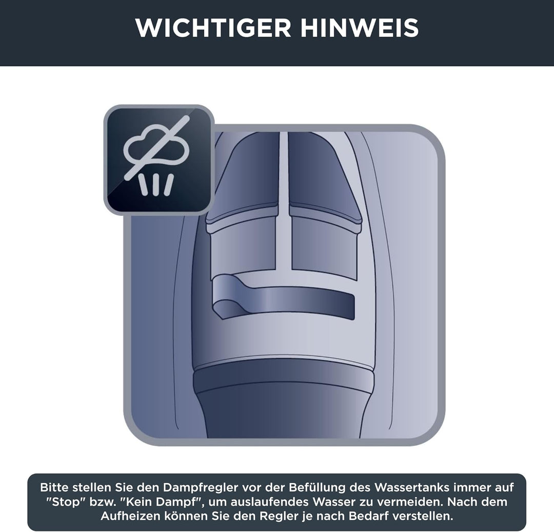 Rowenta Dampfbügeleisen DW5210 Focus Excel | 2600 W | Vertikaldampf | Anti-Tropf-System | Dampfstoss