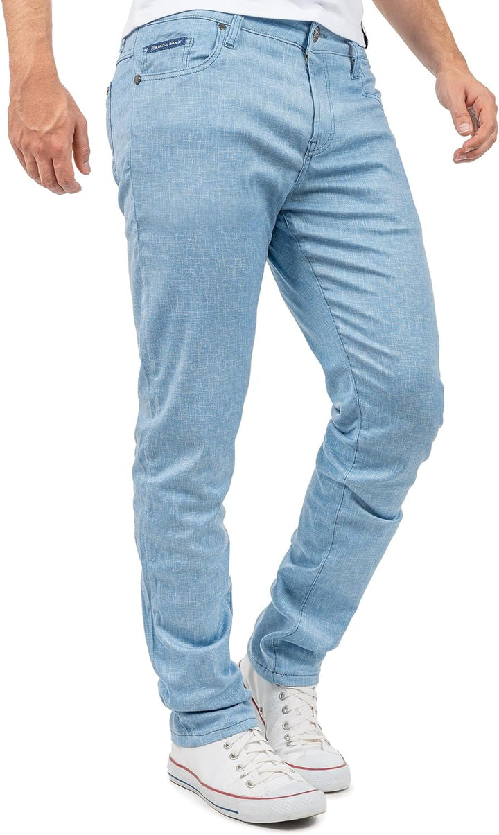 Cipo & Baxx Herren Stoffhose – Slim Fit & Regular Fit | Stretch Baumwoll-Mix | Atmungsaktiv & Bequem