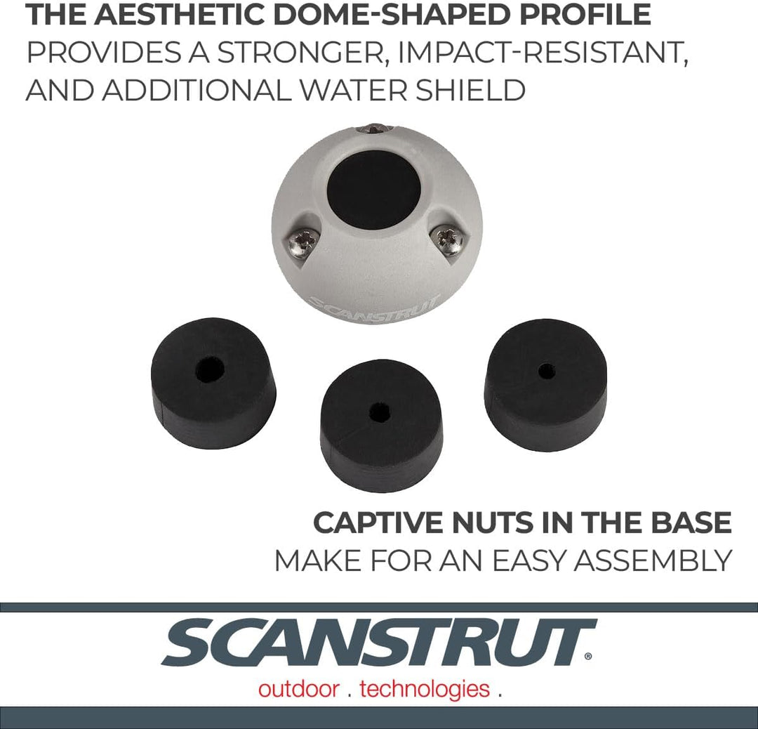 SCANSTRUT SMALL Deck Seal SS Connector - .83" Cable - .35" Connectors up to 21mm/Cables 4-9mm Weiss