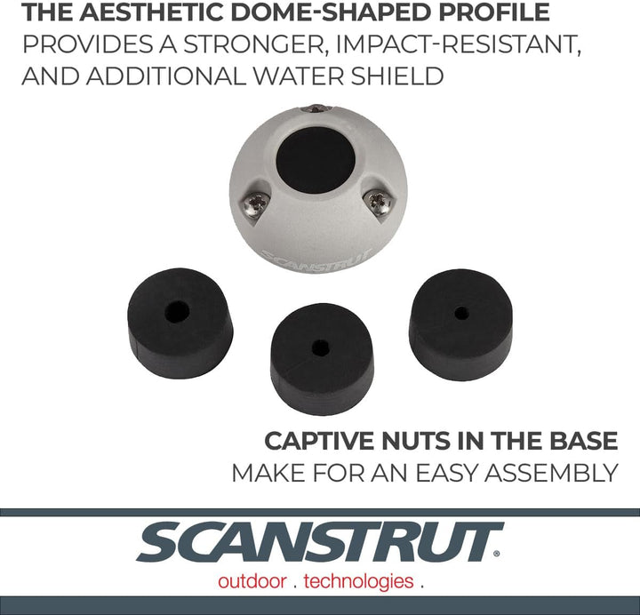 SCANSTRUT SMALL Deck Seal SS Connector - .83" Cable - .35" Connectors up to 21mm/Cables 4-9mm Weiss