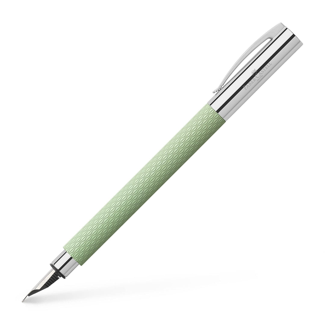 Faber-Castell 147012 - Füller Ambition OpArt, Feder EF, mint green, 1 Stück