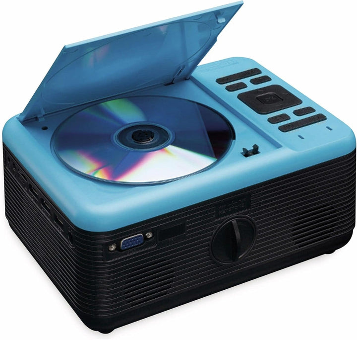Lenco LPJ-500 - Bluetooth Beamer - Mini Beamer - DVD Player - 2800 Lumen - 30.000 Stunden Lebensdaue