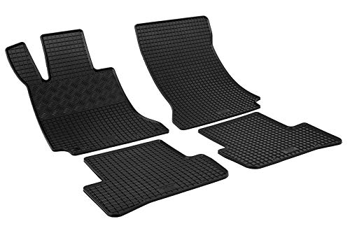 Gummi Fussmatten passend für Mercedes C-Klasse W204/S204 ab 2007-2014 AZUGA AZ10091322 Gummimatten A