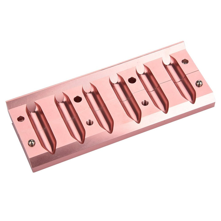 DIY Lippenstift Form Lippenbalsam Make Tool Kit, 12.1 DIY Lippenstift Form Aluminiumlegierung Rose G