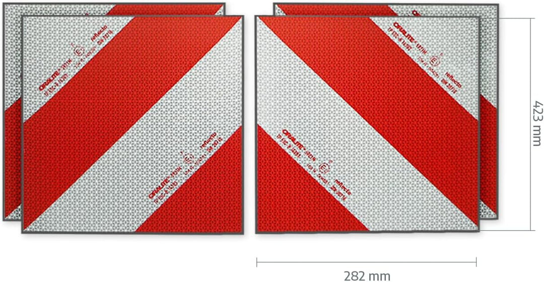 Magnetische Reflecto Kfz-Warnmarkierung aus Orafol ORALITE 5921M in vielen Varianten (Reflexfolie, 4