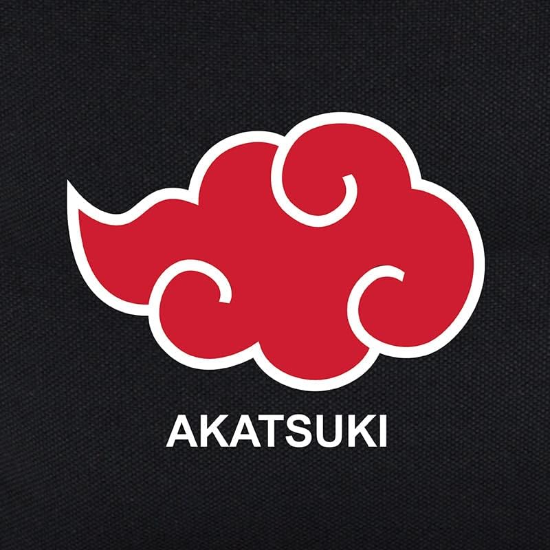 ABYstyle Naruto Shippuden Akatsuki Rucksack, XXL, 33 x 50 x 17 cm, Schwarz