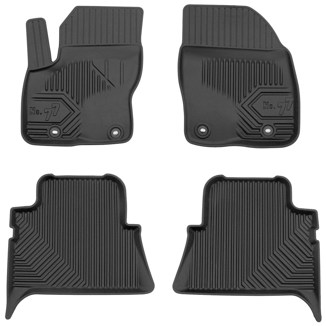 M MOTOS Gummimatten Auto Fussmatte passt für Ford Kuga I 2008-2013 Verbessern Sie Ihren Reisekomfort