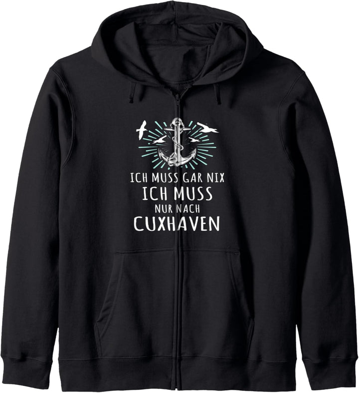 Cuxhavener Nordseeküste Stadt Cuxhaven Kapuzenjacke