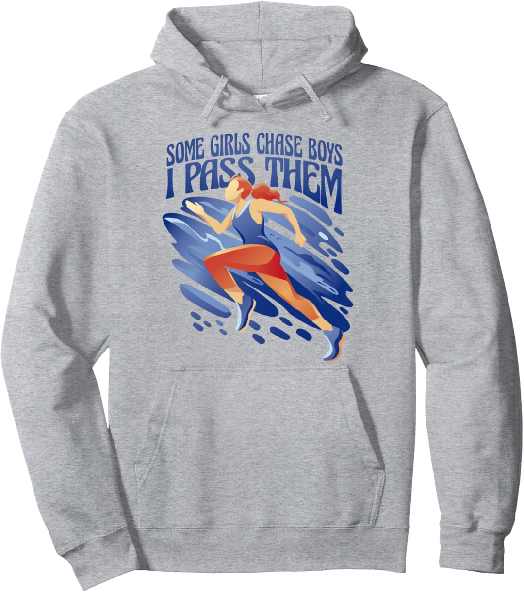 Mädchen Laufstrecke Sport Laufen Frau Damen Pullover Hoodie
