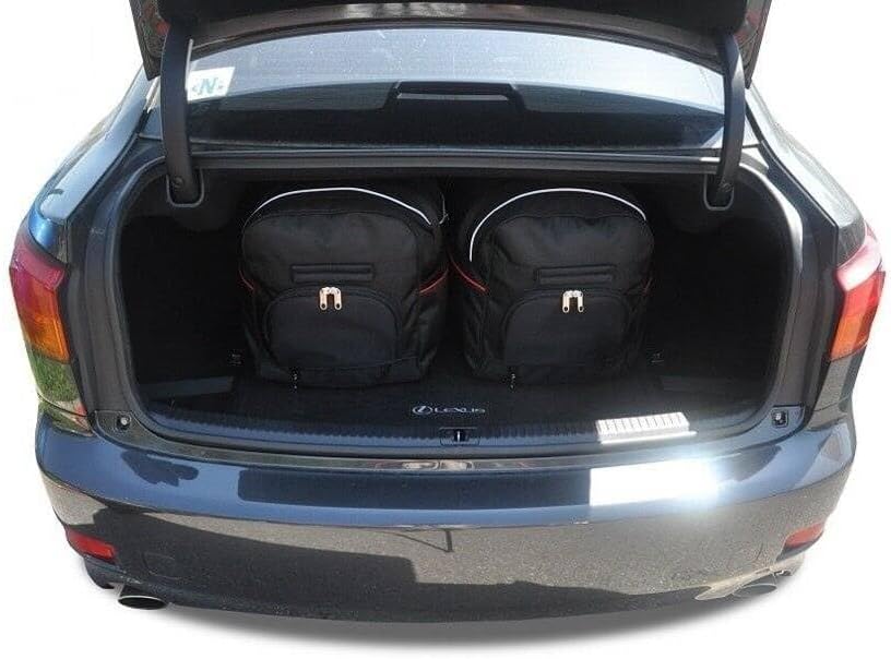 KJUST Dedizierte Reisetaschen 4 stk kompatibel mit LEXUS IS II (XE20) 2005-2012