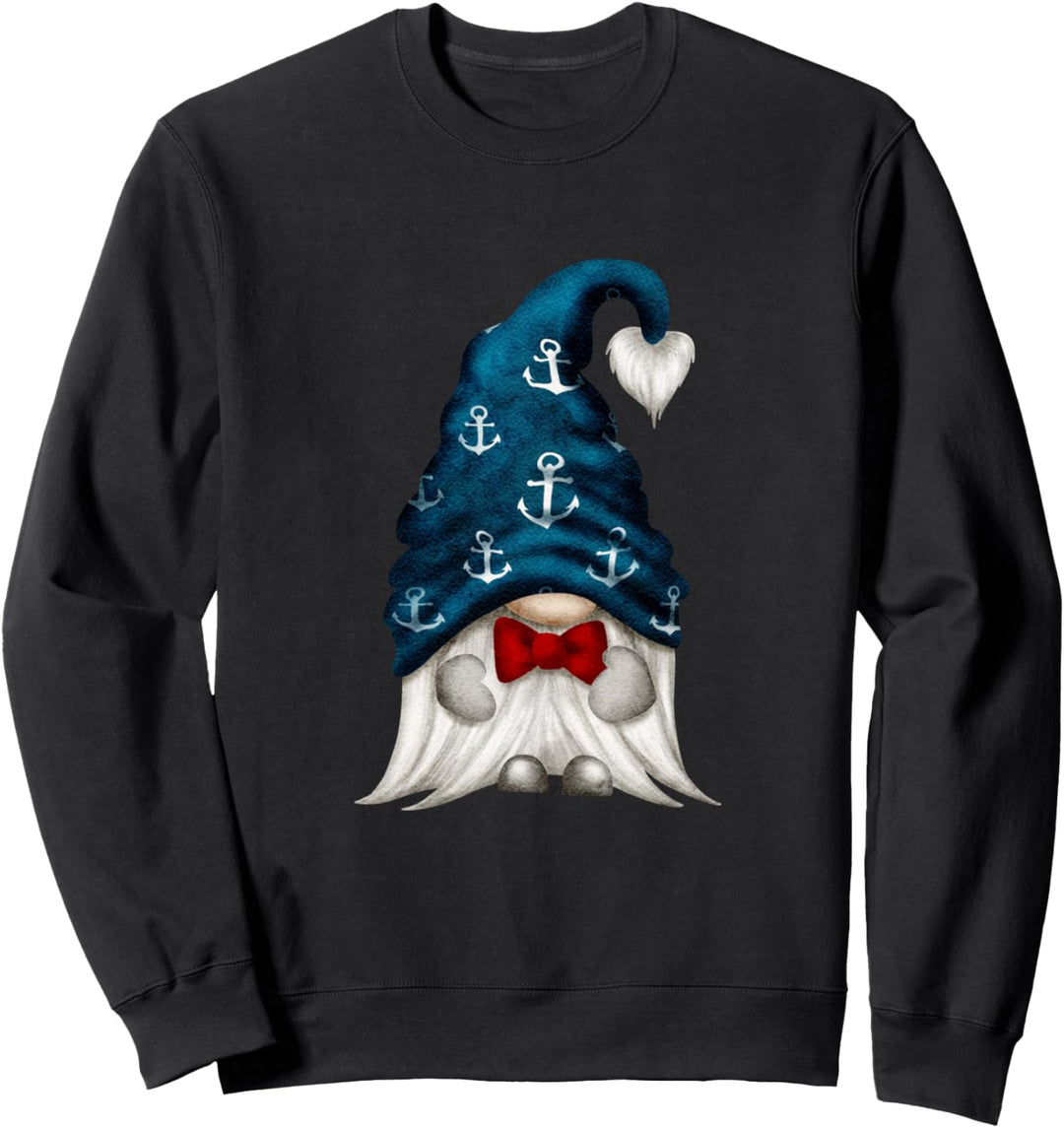 Seemann Meeres Süsser Wichtel Gnom Sweatshirt