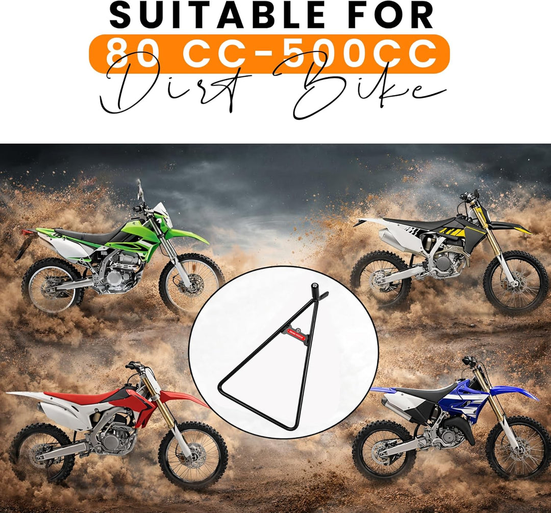 GRAND PITSTOP Motorcycle & Powersports Maintainence Stand Dirt Bike Triangle Stand Motorcycle Stand