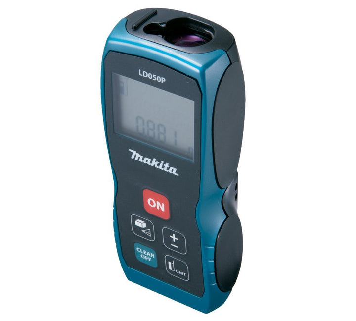 Makita Entfernungsmesser LD050P: 40m Messbereich, +/- 2mm Genauigkeit, Schwarz, Metall, IP54, Rangef