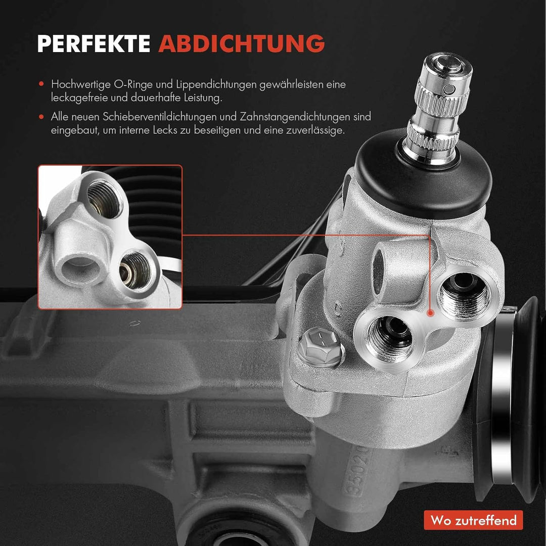 Frankberg Lenkgetriebe Servolenkgetriebe Hydraulisch für Linkslenker Kompatibel mit Logan LS LS_ 1.2