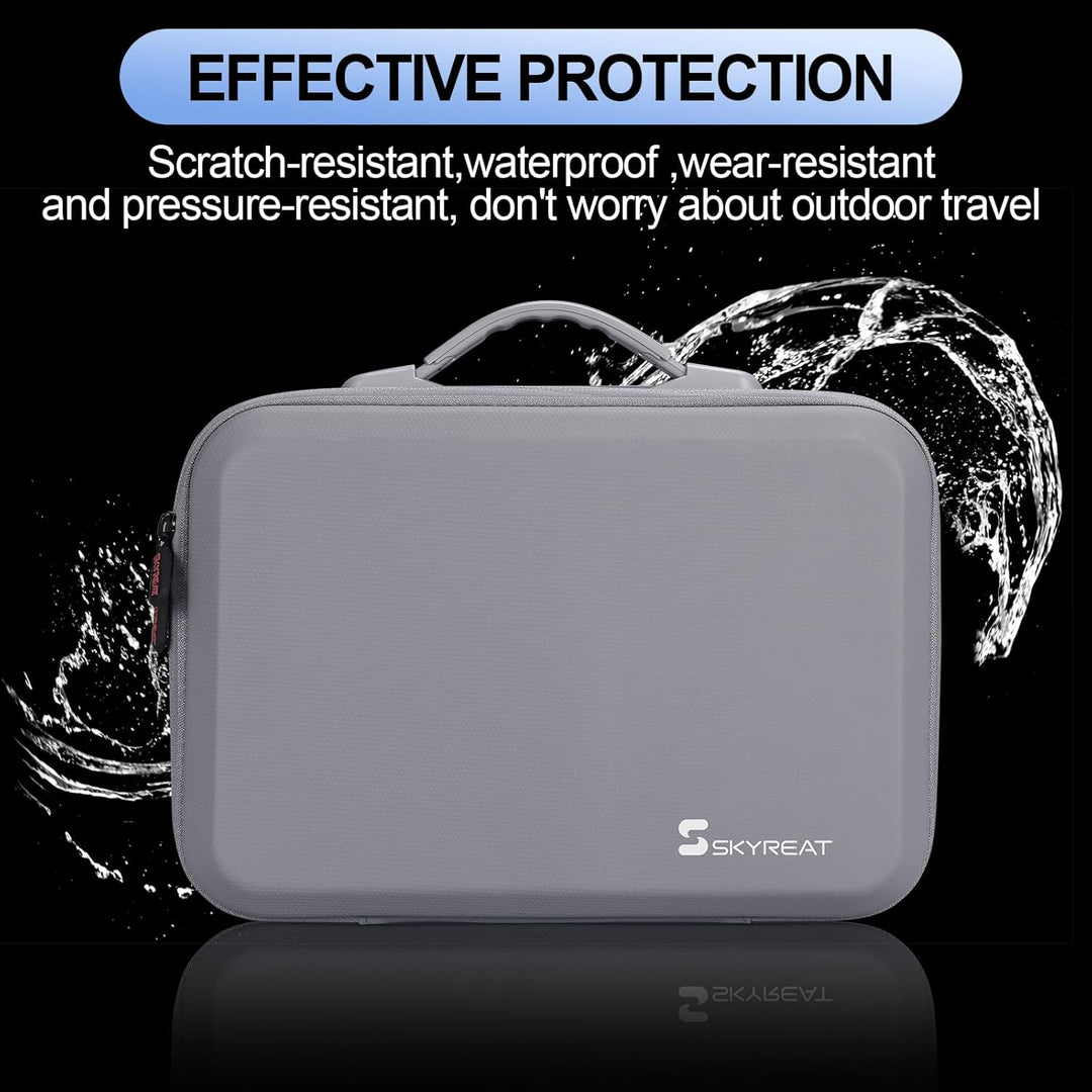 SKYREAT Neo Tasche, Tragbare Aufbewahrungs Tasche, Tragbare PU-Reisetasche für DJI Neo Fly More Comb