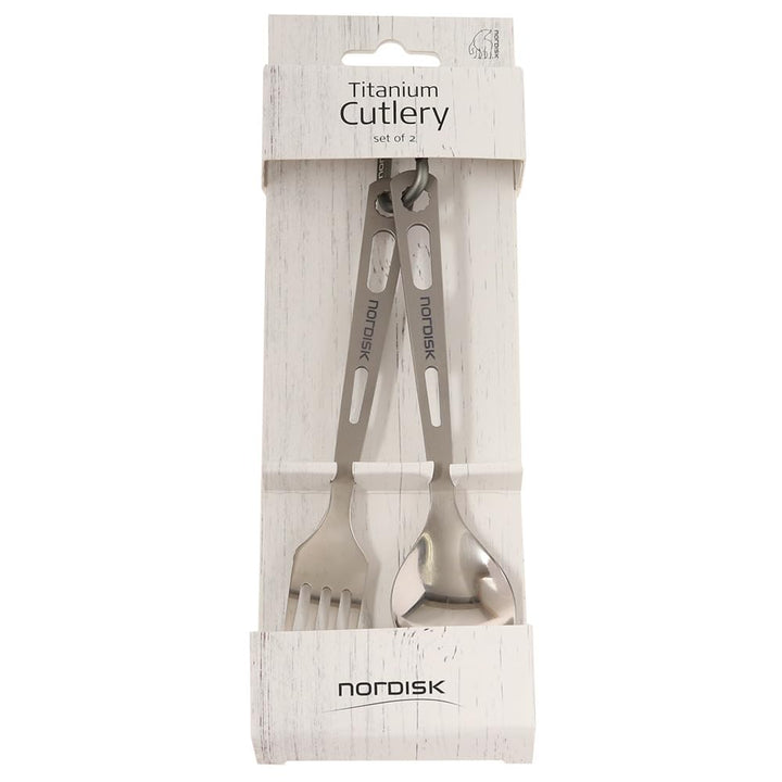 Relags Nordisk Titanbesteck-2er Set Besteck, Silber, One Size