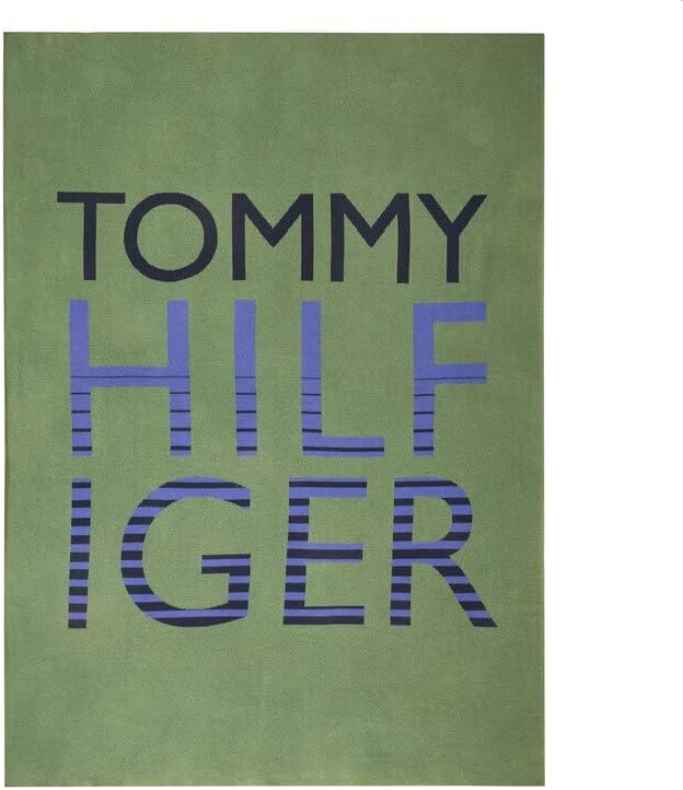 Tommy Hilfiger Warmer Überwurf, Decke, 100 % reine Baumwolle, aus Baumwolle, hergestellt aus Doppels