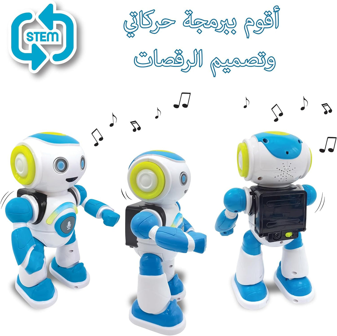 Lexibook ROB20AR Powerman Jr. Smart Interactive Reads (Language Arabic) in The Mind Toy for Kids Dan