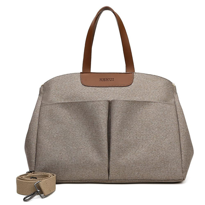 Wickeltasche Kinderwagen Damen Wasserdicht, mit 2 Kinderwagen Haken & Isoliertasche, Elegante Wickel