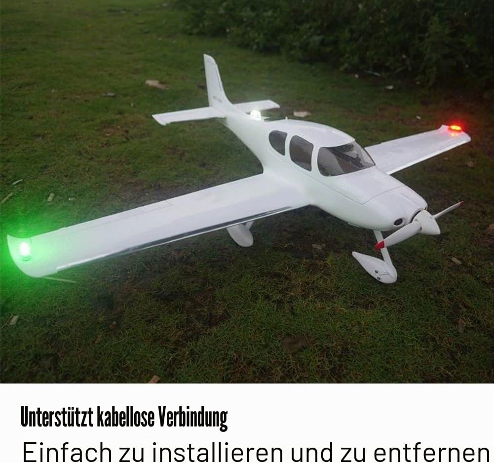 Dilwe 3 stücke rc fix flügel licht, rc drahtlose led licht für rc fix flügel Flugzeug Flugzeug Hubsc