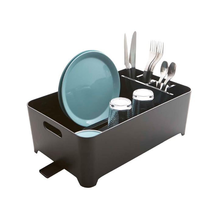 Dish Drainer - Tower - black Schwarz, Schwarz