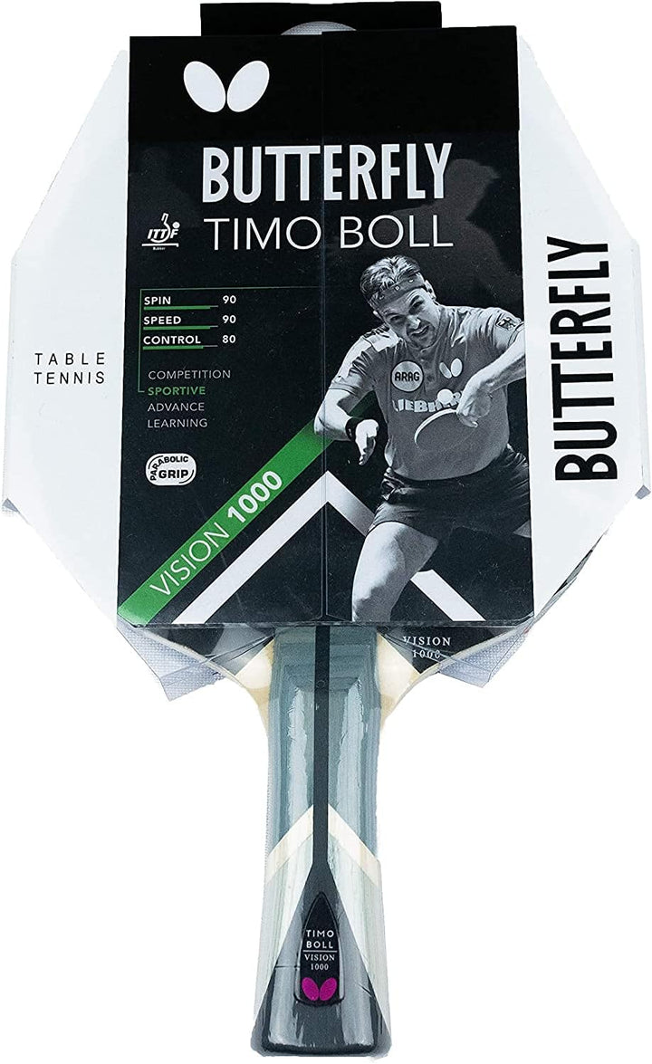 Butterfly® Timo Boll Vision 1000 Tischtennisschläger | Tischtennis Racket Bat TT Profi Wettkampfschl