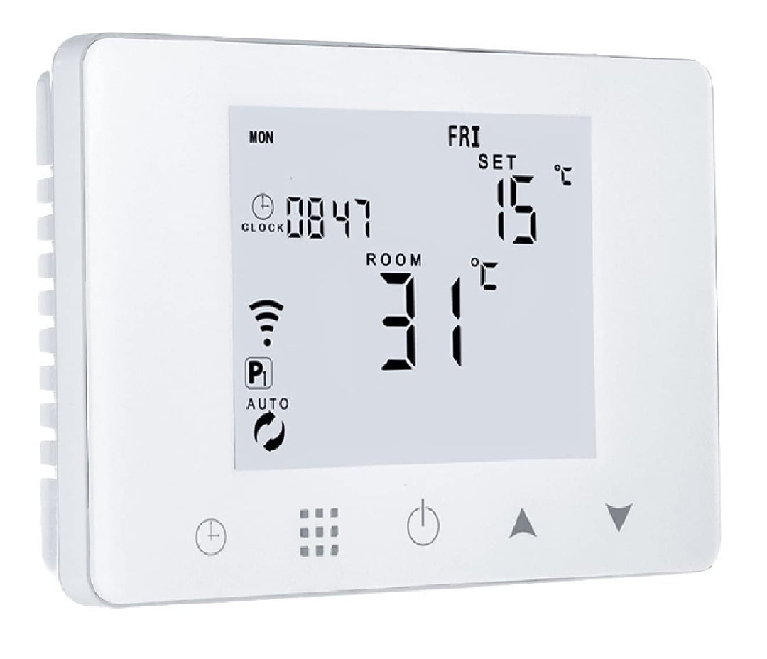 Homcloud CTW Digital Chronothermostat Smart Wi-Fi für Gas- und Wasserboiler, Wand- oder Standmontage