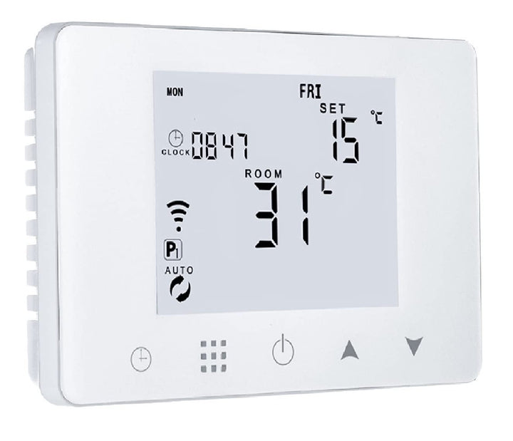 Homcloud CTW Digital Chronothermostat Smart Wi-Fi für Gas- und Wasserboiler, Wand- oder Standmontage