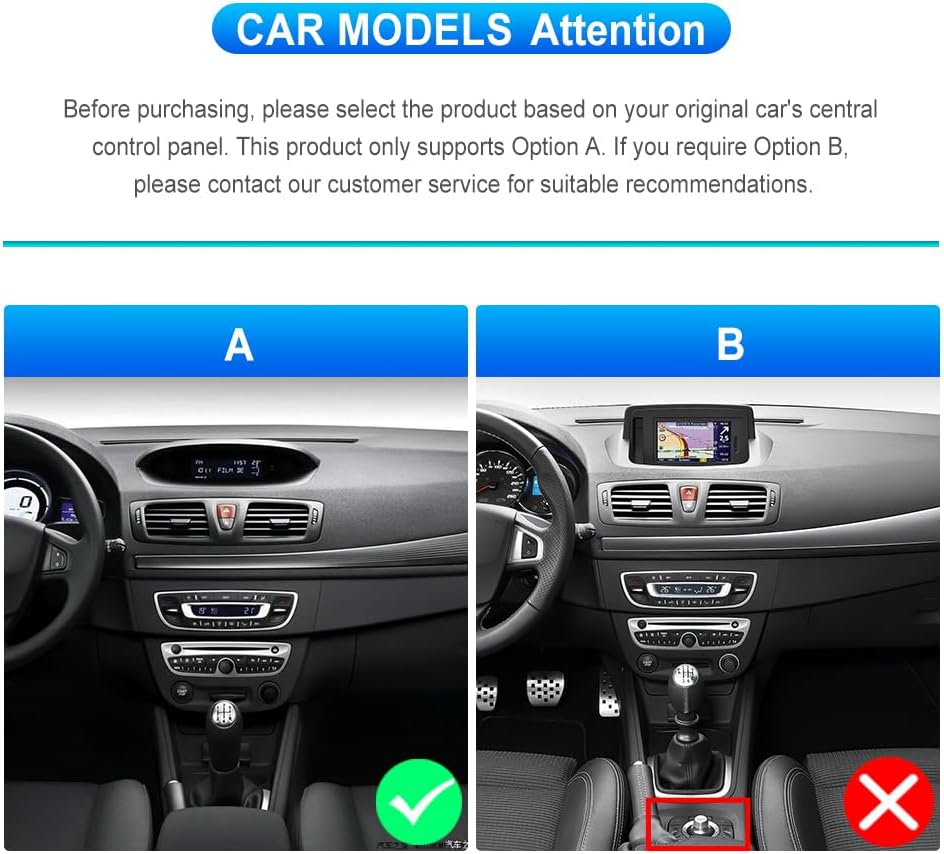SIXWIN 4+64G Android 13 Autoradio mit CarPlay/Android Auto/Mirror Link für Renault Megane 3 2008-201