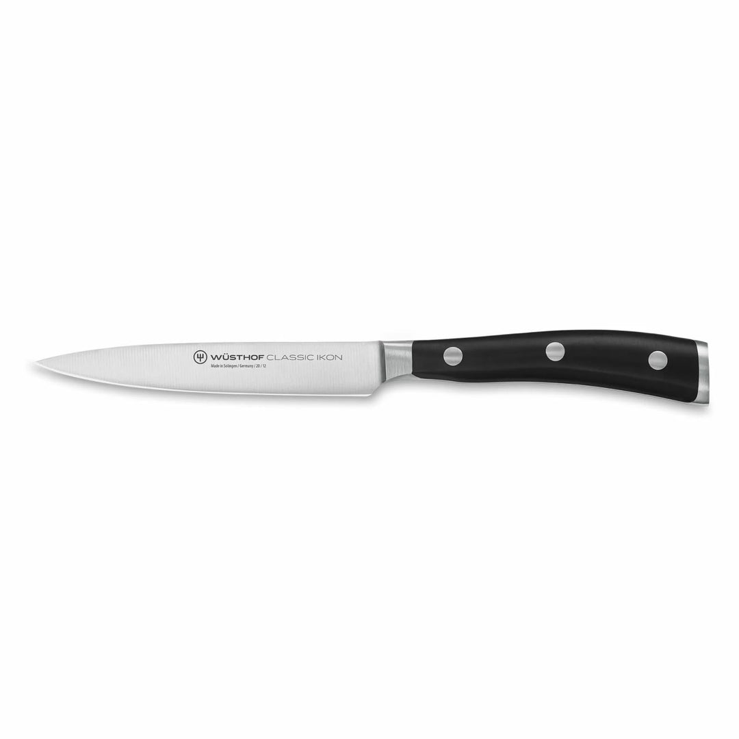 WÜSTHOF Classic Ikon Gemüsemesser 12 cm, Schwarz Schwarz 12