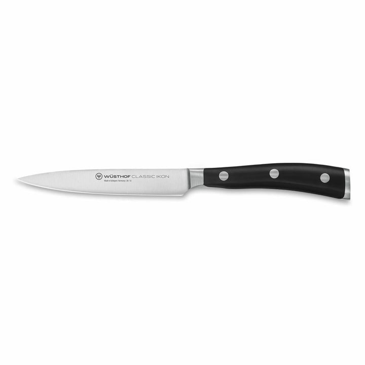 WÜSTHOF Classic Ikon Gemüsemesser 12 cm, Schwarz Schwarz 12