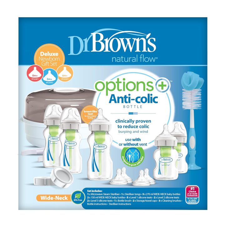 Dr Browns 27281 Options + Gift Set, blau Einzelbett, Einzelbett