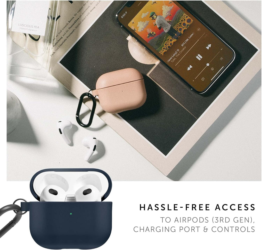 Native Union Roam Hülle für AirPods (Gen 3) – Glatte, minimalistische Hülle mit Clip – Kompatibel mi