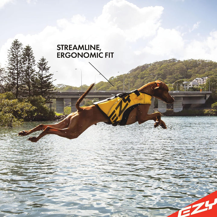 EZYDOG X2 Boost Schwimmweste, Bootfahren, Hundefreundlich, Paddelboard, überlegener Auftrieb, Rettun