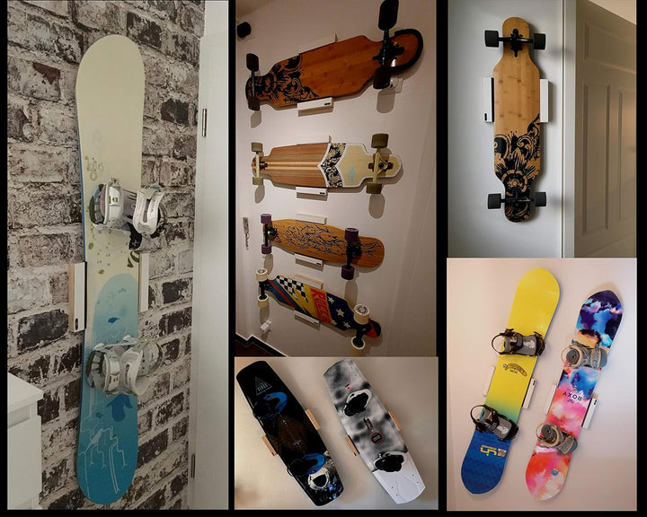 Clipboart® Standard Wandhalterung - Halterung - Snowboard - Wakeboard - Kiteboard - Balanceboard - W