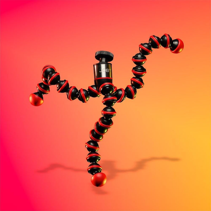 JOBY GorillaPod GO, Flexibles Stativ mit Kugelkopf und GripTight 360 Halterung für Smartphone, Kompa