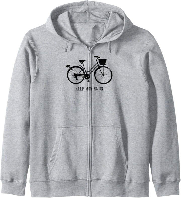 Bleiben Sie auf dem niedlichen Fahrrad-Design für Radfahrer Kapuzenjacke