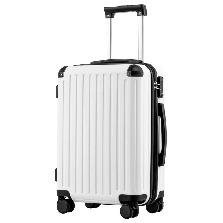 COOLIFE Koffer Trolley-Koffer Hartschalen-Koffer Rollkoffer Reisekoffervon ABS-Material mit TSA-Schl