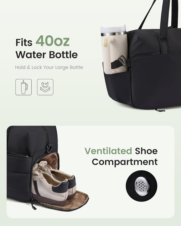 LOVEVOOK Sporttasche Reisetasche Klein Damen, Leichte Puffer Weekender Travel Bag Kliniktasche Gebur