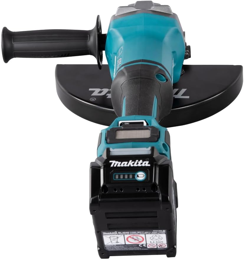 Makita GA038GT201 Akku-Winkelschleifer 40V max. / 5,0 Ah, 2 Akkus + Ladegerät im Transportkoffer mit