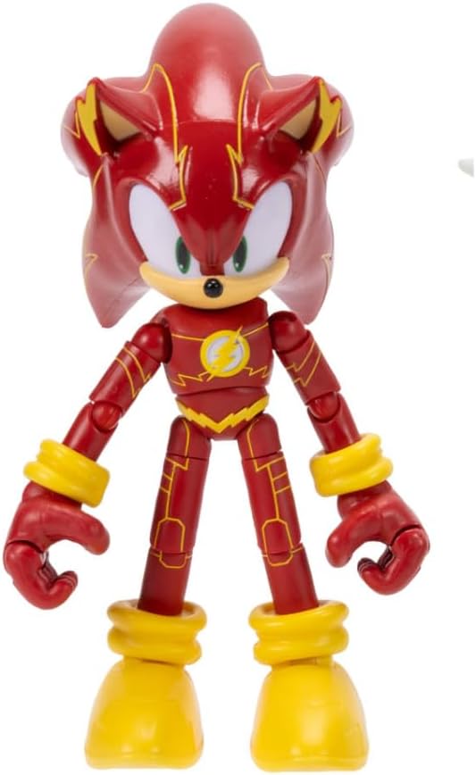 Sonic The Hedgehog DC x Sonic Sonic als The Flash – 13 cm grosse Actionfigur, offiziell lizenziert v