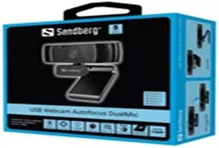 Sandberg USB Webcam Autofocus DualMic, 134-38