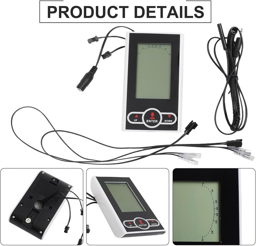 Heimtrainer Monitor Tacho, Heimtrainer Tacho Display, Heimtrainer Computer 5,4 x 3,1 Zoll Display Bi