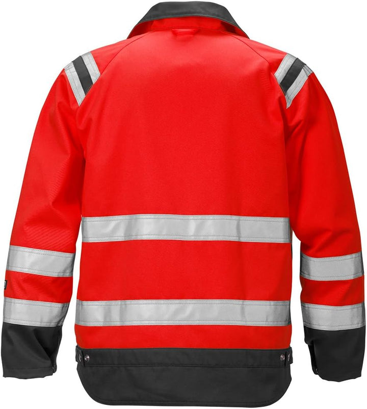 Fristad Kansas - Jacket CL 3 4026 PLU X/Large Hi-Vis Red/Black 119621-396 XL