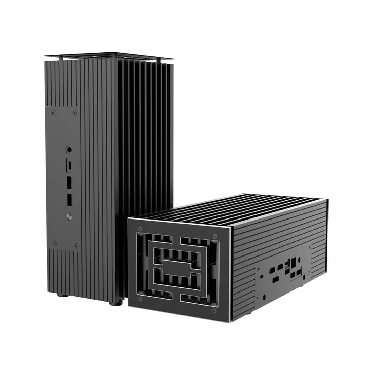 Akasa Turing Duo Pro, Designed for ASUS ExpertCenter PN53 & PN64, Aluminium Fanless NUC Case with Co