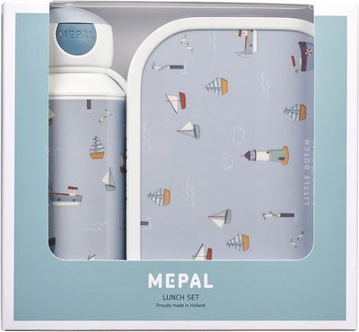 Mepal - Lunch-Set Campus Little Dutch - Set für Kinder mit Pop-up Trinkflasche & Lunch Box - Lunch-S