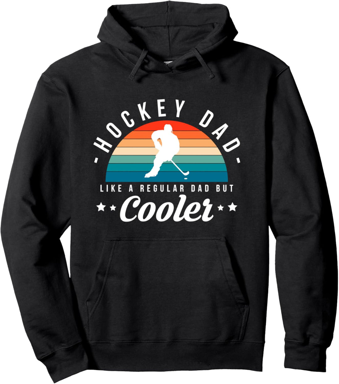 Ice Hockey Dad Eishockey Hockeyschläger Schlittschuhe Puck Pullover Hoodie