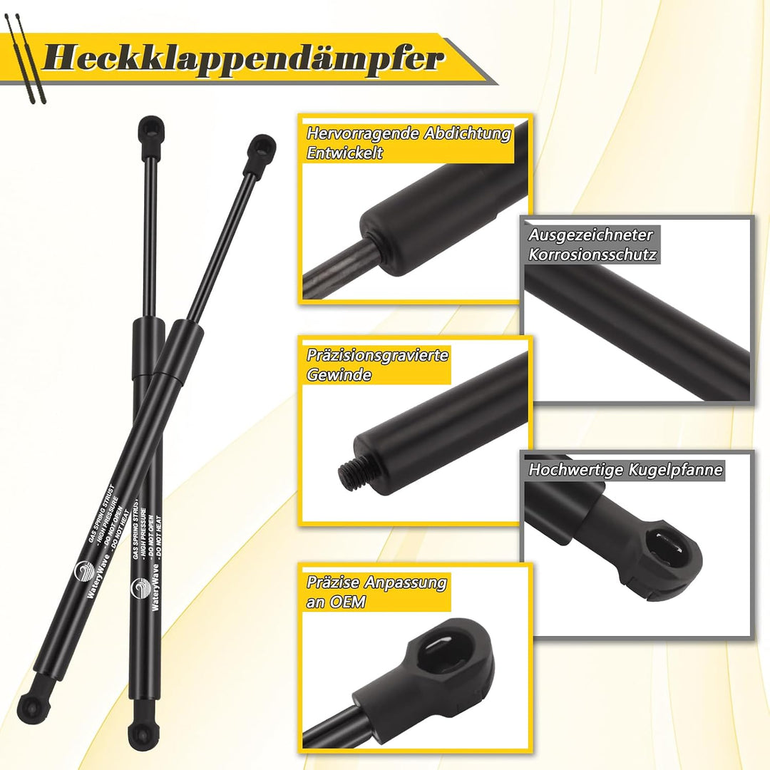 2X Heckklappe Stossdämpfer Kofferraum für BMW 3er E46 318 320 323 325 330 M3 Cabriolet 2000-2007 Kof